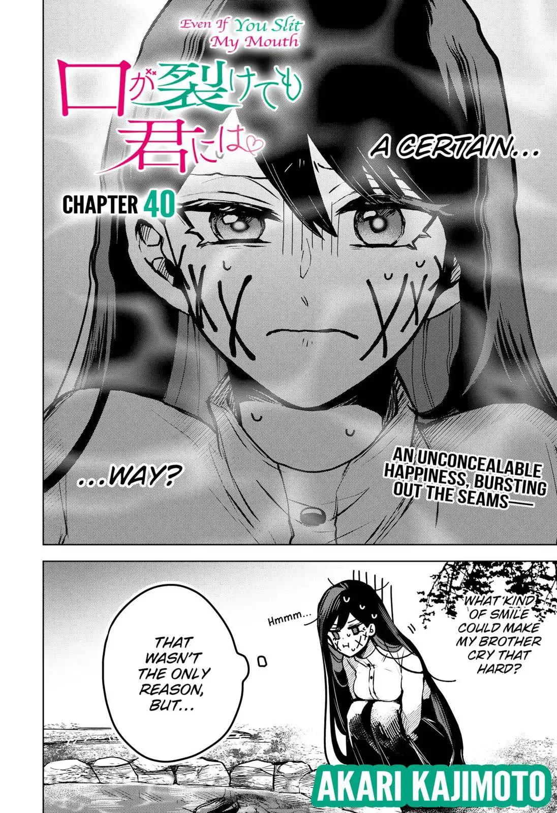 Kuchi ga Saketemo Kimi ni wa (2020) Chapter 40 2